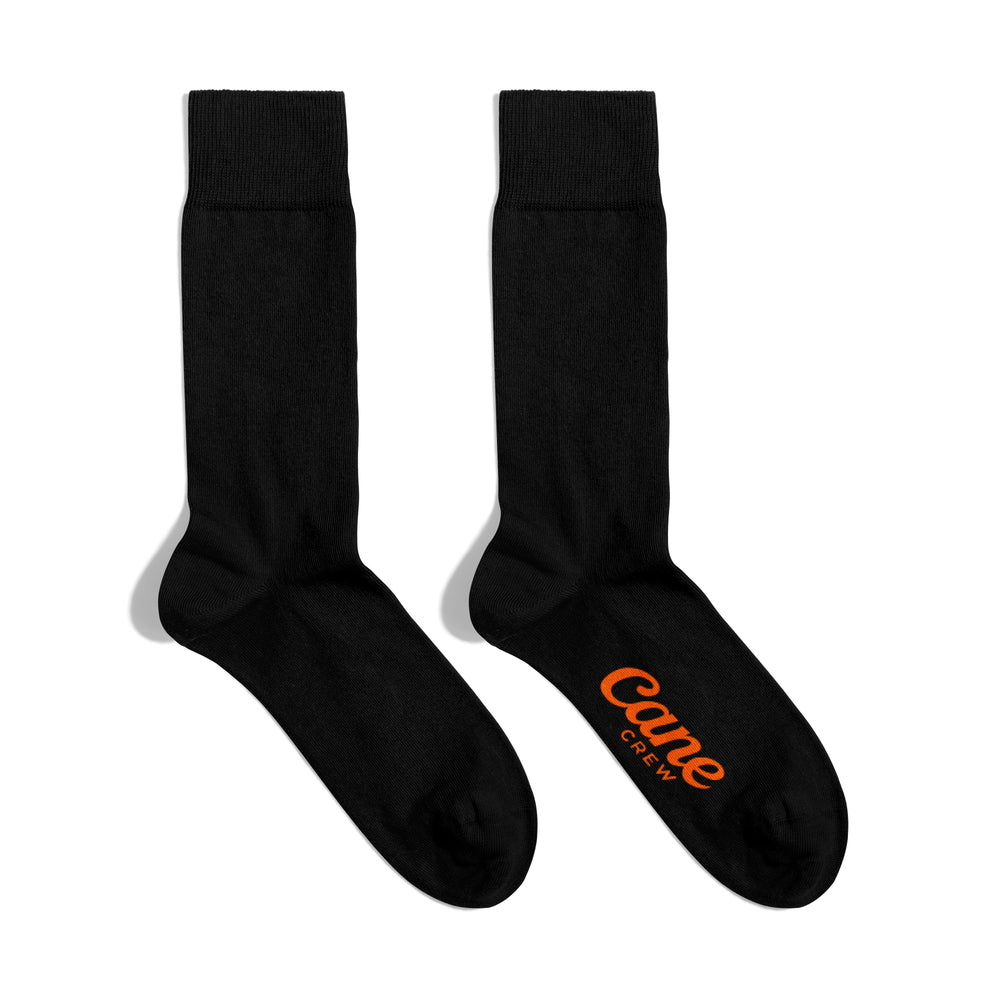 Classic Black Crew Sock