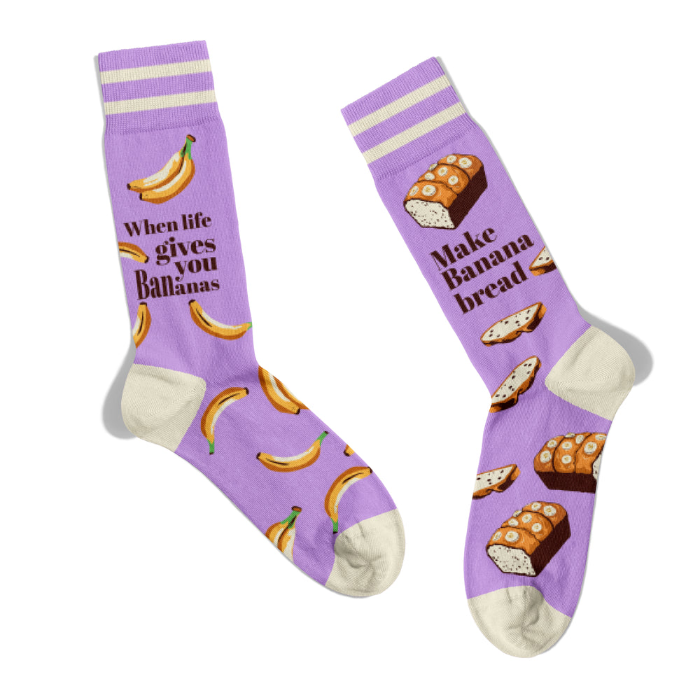 Banana Bread Crew Sock