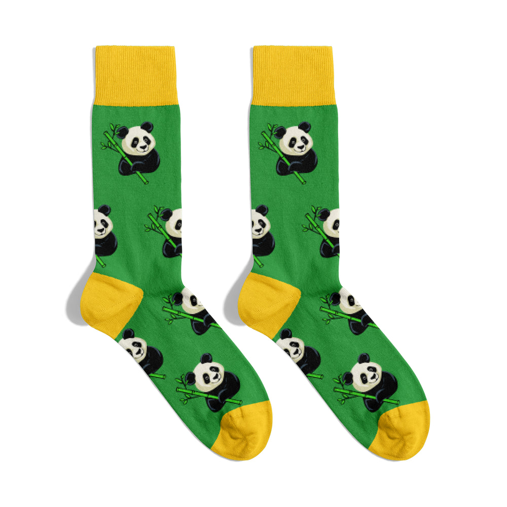 Bamboo Panda Crew Sock