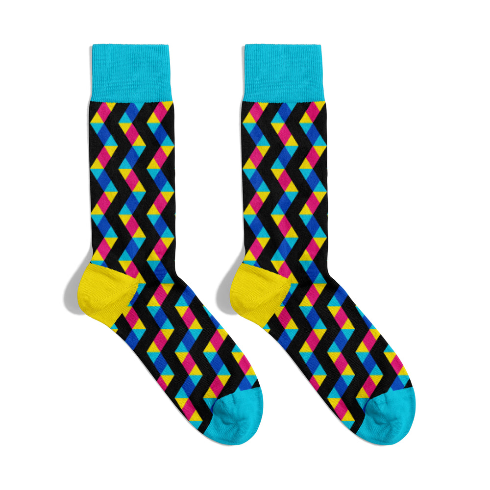 Retro Vibes Crew Sock